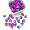 Fiasrel 100pcs Mixed-color fruit soft ceramic spacer beads