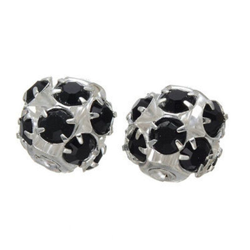 Fiasrel 50pcs Bayberry ball colored diamond DIY Shamballa Beads
