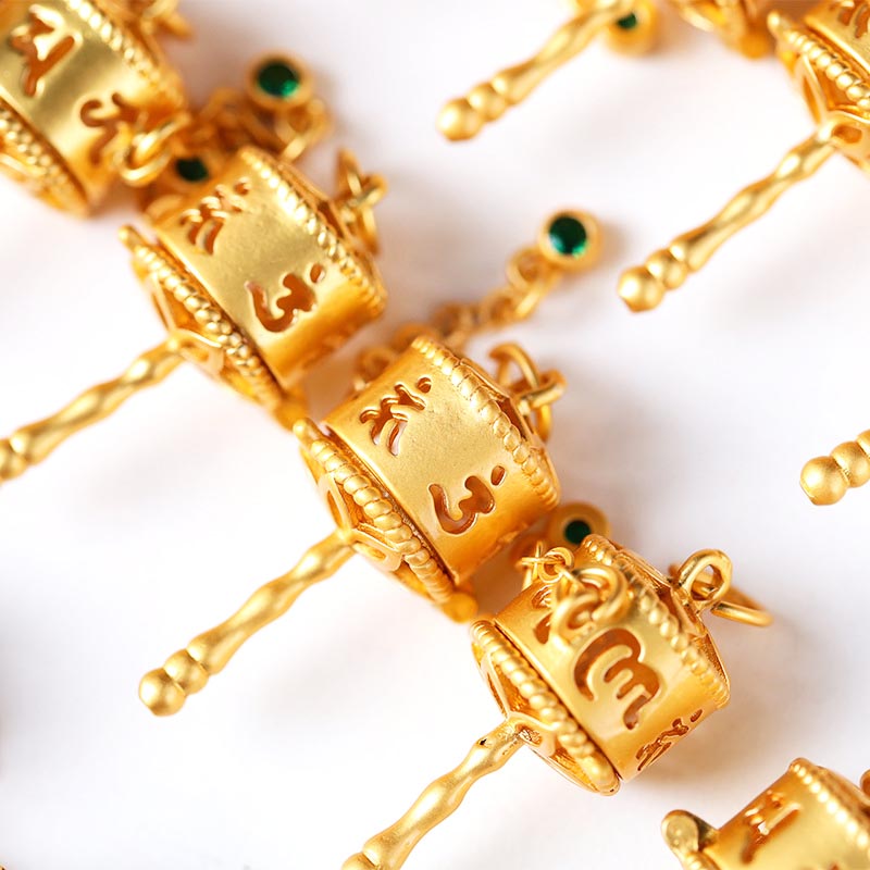 Fiasrel DIY Hollowed-out prayer wheel