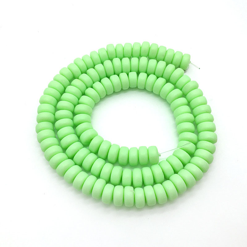 Fiasrel One string of 110 pieces of soft ceramic beads for wheels