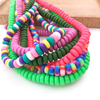 Fiasrel One string of 110 pieces of soft ceramic beads for wheels