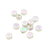 Fiasrel 10pcs Cartoon heart alloy beads