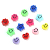 Fiasrel 50pcs Smiling face expression bead
