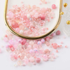 Fiasrel Mixed-Size Frosted Glass Seed Beads – DIY Craft for Phone Charms Beads