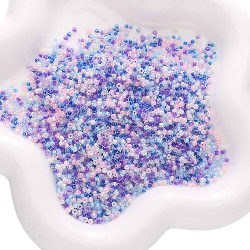 Fiasrel 2mm Multi-Color Glass Seed Beads - DIY Craft Beads