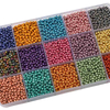 Fiasrel Glass Seed Beads & Metallic Mineral Beads Loose 