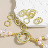 Fiasrel 200pcs Smooth closed-loop jewelry connection
