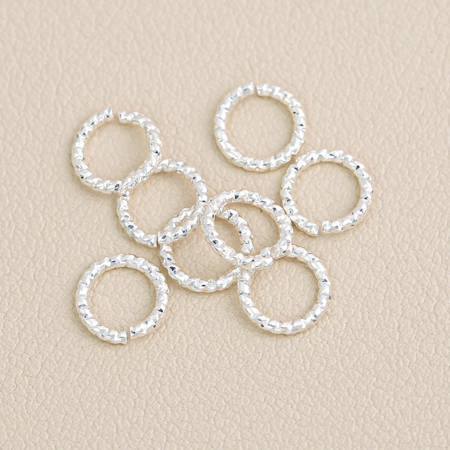 Fiasrel 200pcs Smooth closed-loop jewelry connection