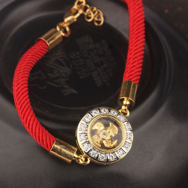 Fiasrel 2pcs Diamond-encrusted bracelet