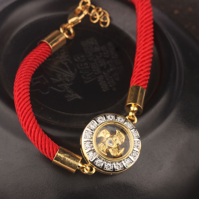 Fiasrel 2pcs Diamond-encrusted bracelet