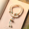 Fiasrel White jade Bodhi lotus bracelet