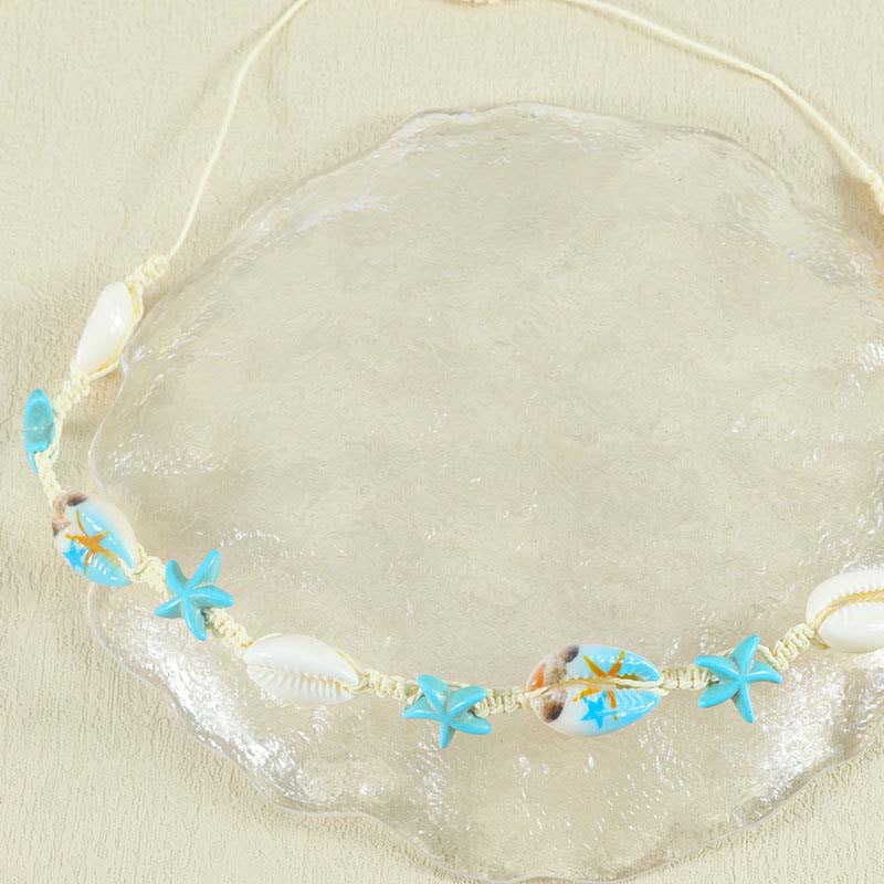 Fiasrel Bohemian-style ocean bracelet necklace
