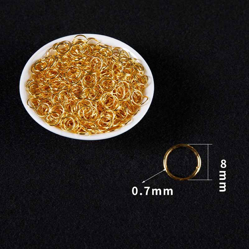 Fiasrel 8mm Circular ring closed mouth ring accessory