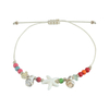 Fiasrel 2pcs Bohemian-style shell starfish bracelet