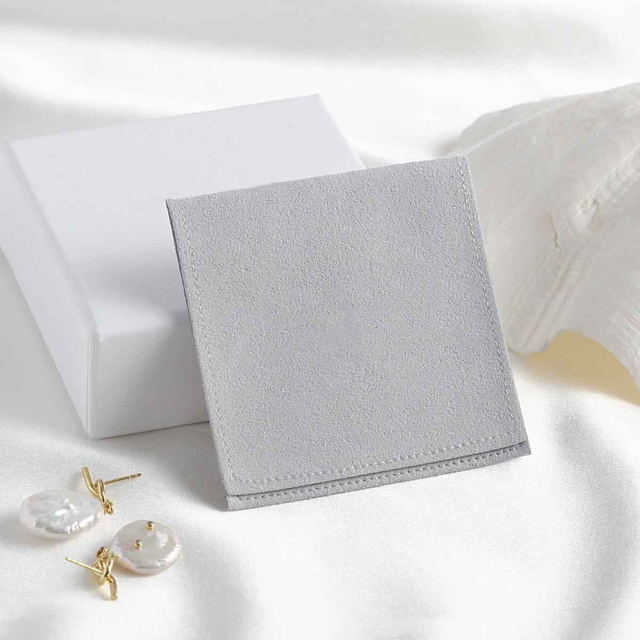 Fiasrel 8*8cm Super-fiber envelope jewelry bag