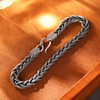 Fiasrel Jewelery Chain Braided Handmade Jewelry Men Bracelet Retro Vantage Bracelets