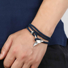 Fiasrel 14-color Men Women Jewelry Milan Rope Ocean Whale Tail Braided Bohemian Bracelet