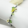 Fiasrel Women's Trendy Beaded Bracelet Handwoven Flower bracelet