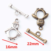 Fiasrel 10pcs Stainless Steel OT Clasp Toggle Clasps