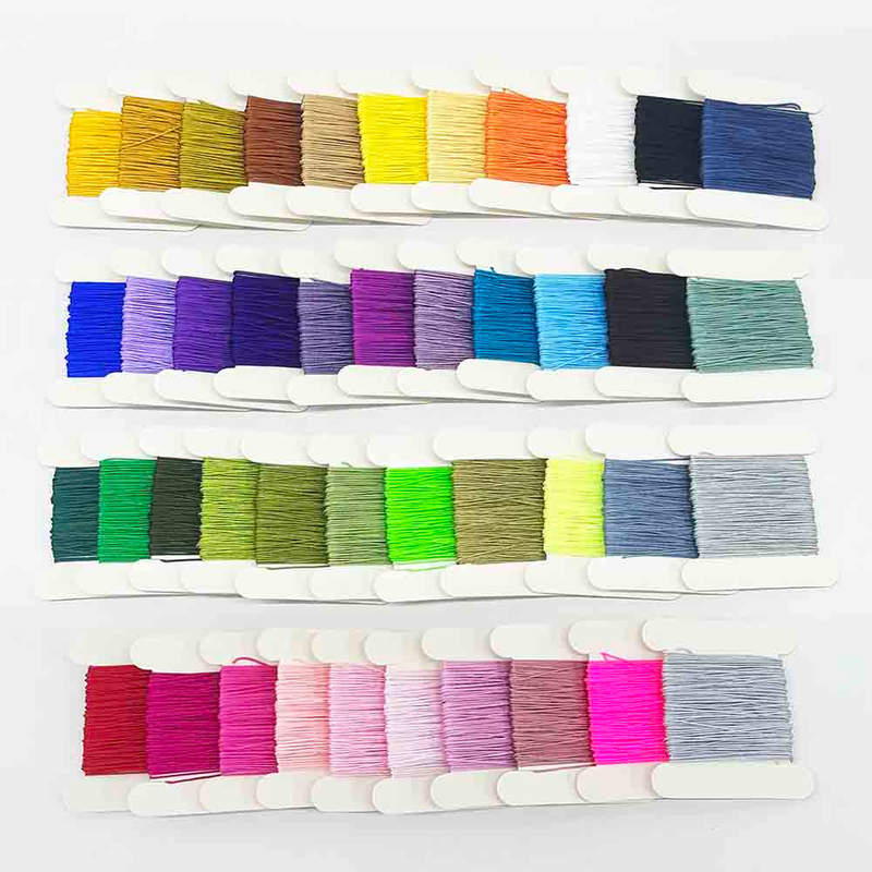 Fiasrel 10yards/lot No.73 Jade Thread 0.6 mm DIY Hand-Woven Beaded Jewelry Accessory Pendant String