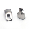 Fiasrel 2pcs 10 * 6mm Stainless Steel End Clasps Connectors Hooks Bracelets Surface Snap Lock Clasp Toggle Clasps