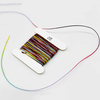 Fiasrel 9 Strands Gradient Colorful Wax Cord Rope Nylon Weaving Thread for Bracelet Handmade Craft Jewelry String
