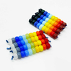 Fiasrel 10pcs/bundle Gradient Rainbow Beads