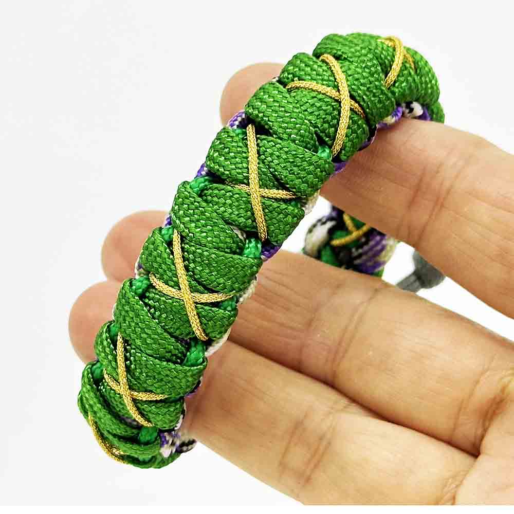 Fiasrel Handmade Paracord Bracelet Outdoor Survival Adjustable Mens Diy Premium Paracord Christmas Decoration Bracelet