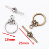 Fiasrel 10pcs DIY Handmade OT Button Bracelet Necklace Connecting Jewelry Tail Claps