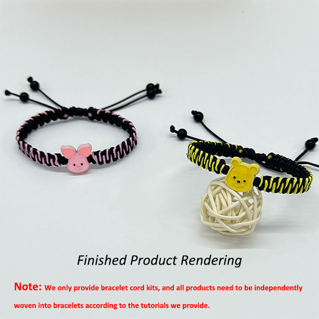 diy handmade beaded bracelet thread