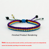New Fashion Multicolor Rainbow Handmade Making Bracelet Rope Thread Suppliers
