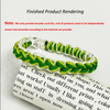 Green And White DIY Handmade Bracelet Thread for Making Bracelet