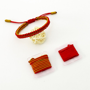 Handmade Charm Bracelet Thin Rope Thread String Making Bracelet Thread for Men Women Couples