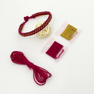 DIY Charm Making Bracelets Jewelry Thread Custom Knotted Woven Bracelets Thread String