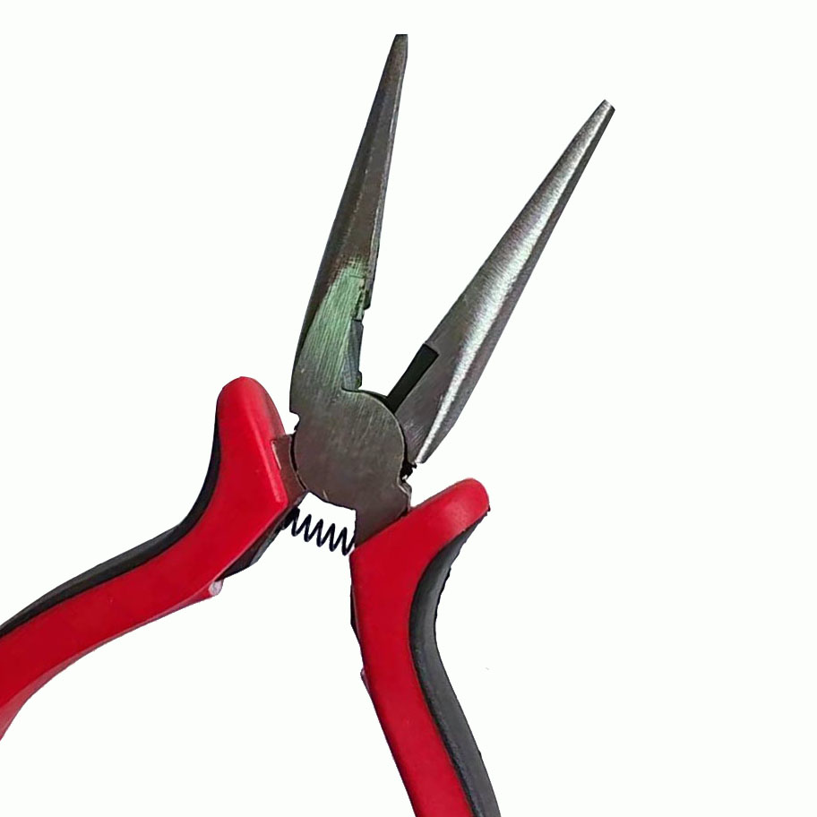Fiasrel Jewelry Pliers Tools Long Needle Round Flat Bent Cutting Plier Scissors Kit for DIY Jewelry Craft Making