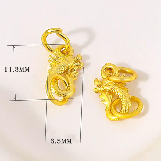 Fiasrel 10pcs Sargent Fishtail Buckle Head Dragon Phoenix Buckle Accessories DIY Bracelet Necklace Pendant Connection