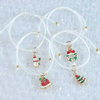 Fiasrel Fashion Jewelry Christmas Alloy Pendant Bracelets Handmade Adjustable Bracelets