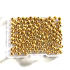 Fiasrel 100pcs Positioning Stopper Spacer Locating Bead for Jewelry Making DIY Bracelet End Clip Clasp