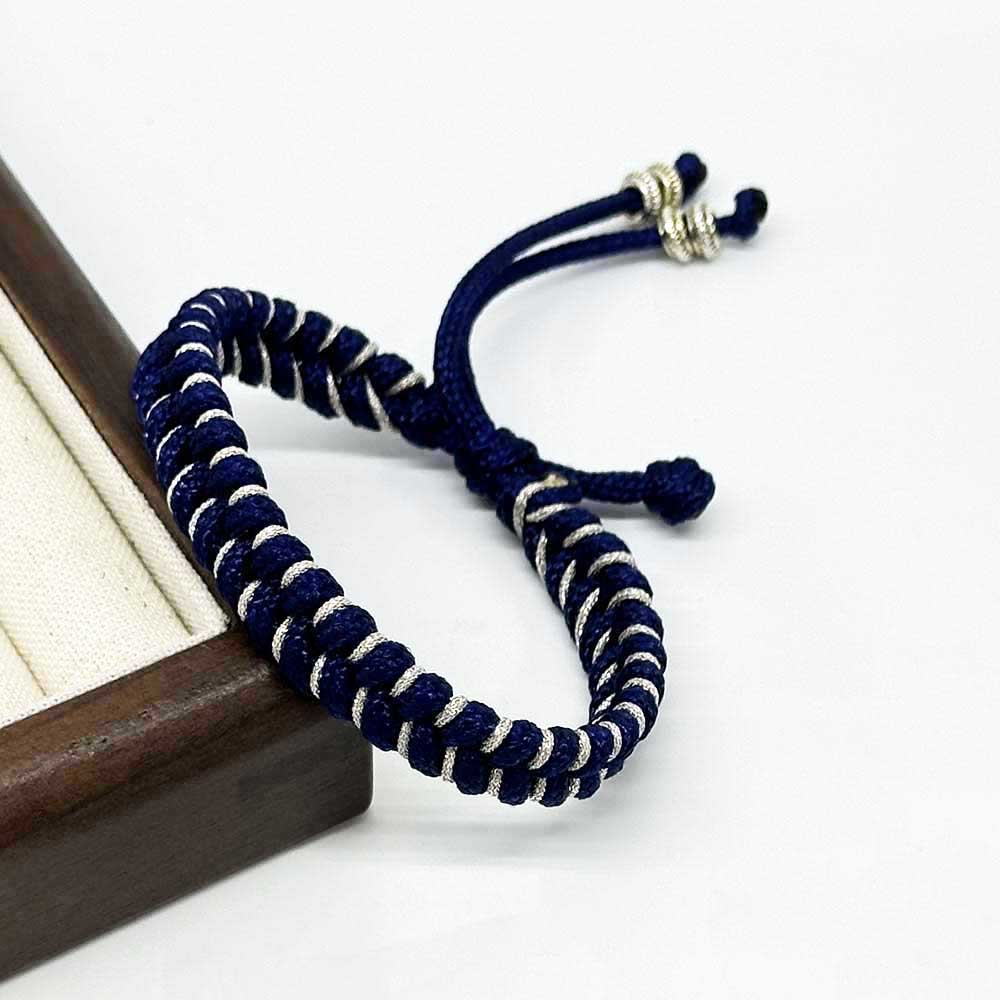 Fiasrel Woven Handmade Braided Thread String Cord Bracelet Friendship Bracelet for Women Men