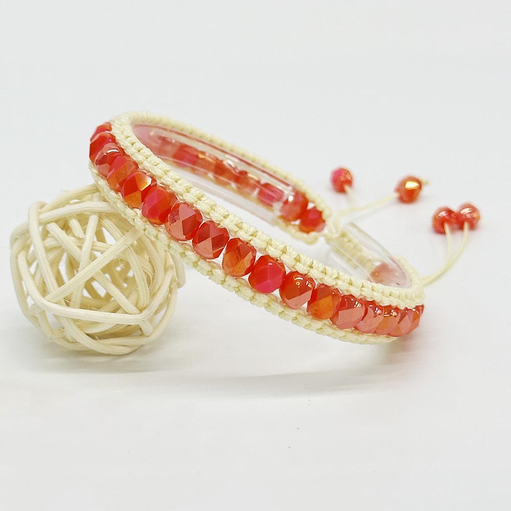 Fiasrel 10color Jewelry Handmade Woven Bead Adjustable Bracelet