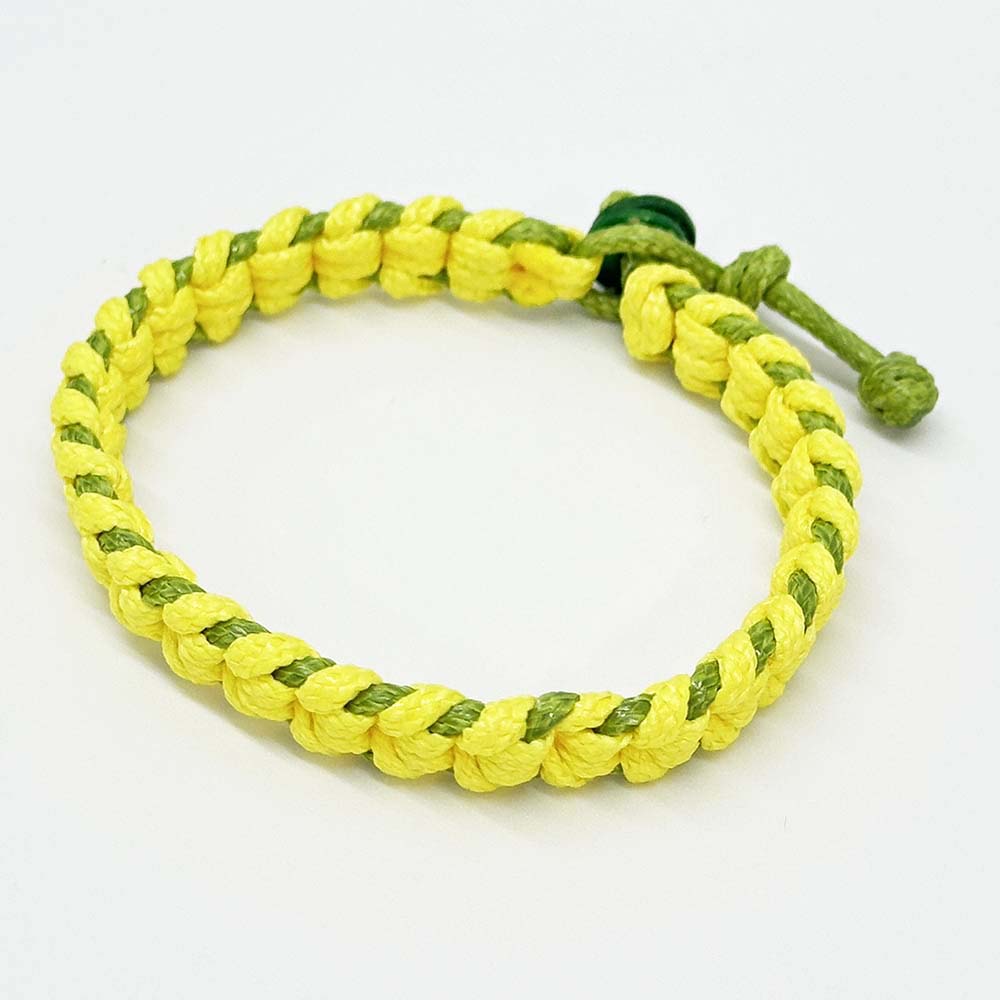 Fiasrel Handmade Weave Rope Woven Wax Thread Wrap Bracelet Simple Rope Knot Friendship Bracelet for Men and Women