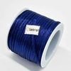 Fiasrel 40pcs 2.5mm Colorful Silky Macrame Braided Satin Cord Handmade DIY Woven Rope Nylon Chinese Knotting Craft Beading Cord for DIY Jewelry Making Bracelet Necklace