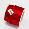 Fiasrel 10 Meters/Roll 2.5MM Nylon Chinese Knotting Silky Macrame Braided Satin Cord for DIY Handmade Bracelet Necklace Handwoven Jewelry Making Craft Supplies