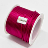 Fiasrel 1pcs 2mm Nylon Line Cord Colorful Macrame Bracelet Braided Rope Chinese Knotting Silk Macrame Cord for Jewelry Making DIY Supplies 