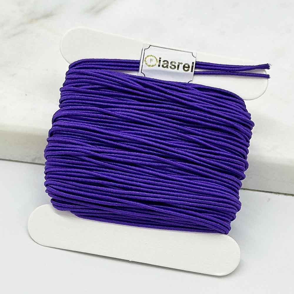 Fiasrel 1Set 21rolls Mixed Color 1mm Elastic Core String Elastic Beading Thread for Stretch Bracelet Necklaces, Jewelry Making