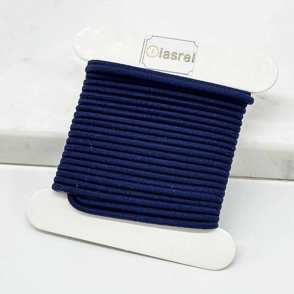 Fiasrel 5pcs High Elasticity Round Elastic Cord 2mm 1 Yards DIY Multicolor Durable Drawstring Rubber Bands Strong Stretchy Band