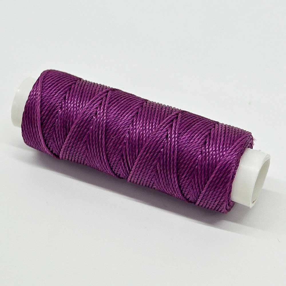 Fiasrel 0.55mm 32 Yards 43-Color Round Wax Thread Spool for Braided Bracelets Faux Leather Sewing Jewelry Making