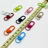 Fiasrel 10/50pcs Baking Paint Door Buckle Colorful Alloy Swivel Lobster Clasp Hooks Keychain Rings for DIY Bag Crafts Jewelry Making Ornament Luggage Accessories