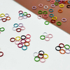 Fiasrel 100/200pcs 8mm 10mm Painted Metal Jump Rings O Ring Connector Rings Colorful Jump Rings for Bracelets Necklaces Pendants Chain DIY Craft Making