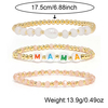 Fiasrel New Trendy Mother's Day Mama Golden Beads Stretch Adjustable Bracelets